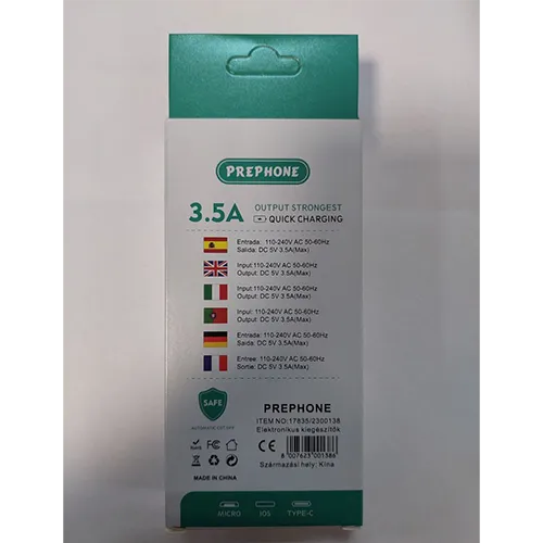 PREDATOR, PREPHONE - &Icirc;ncărcător USB