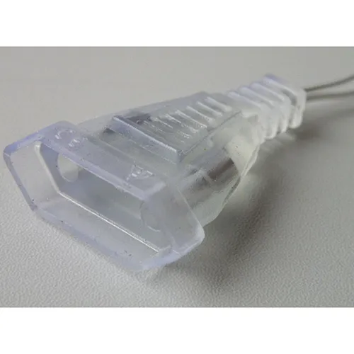Lanț de iluminat cu LED-uri de Crăciun alimentat la rețea, &icirc;n formă de stea cu cinci colțuri, echipat cu o cutie de control albă cu 8 funcții și o priză de conectare &icirc;n serie. Date tehnice: 220 V.