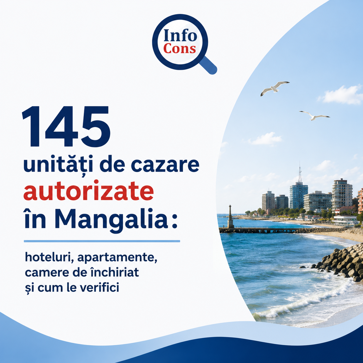 145 unități de cazare autorizate &icirc;n Mangalia : hoteluri, apartamente, camere de &icirc;nchiriat și cum le verifici