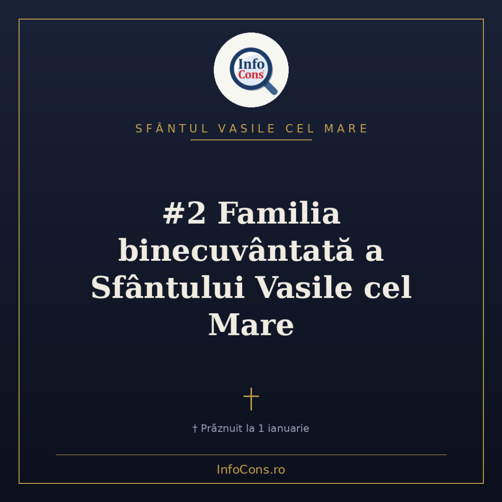 #2 Familia binecuvântată a Sfântului Vasile cel Mare