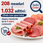 208 mezeluri şi 1.032 aditivi : cifrele care spun totul despre mezelurile de la 9 mărci cunoscute