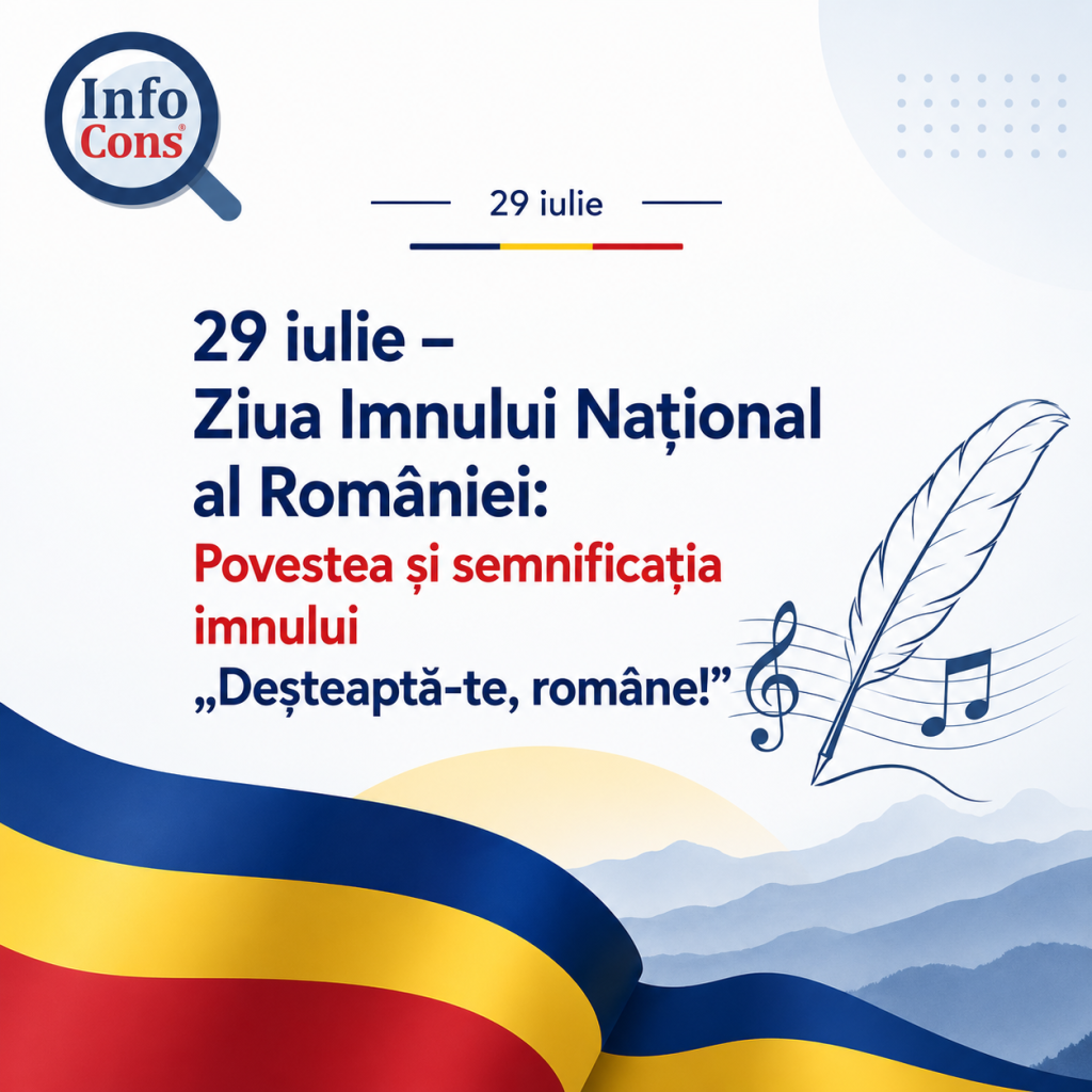 29 iulie – Ziua Imnului Național al României : Povestea și semnificația imnului „Deșteaptă-te, române!”