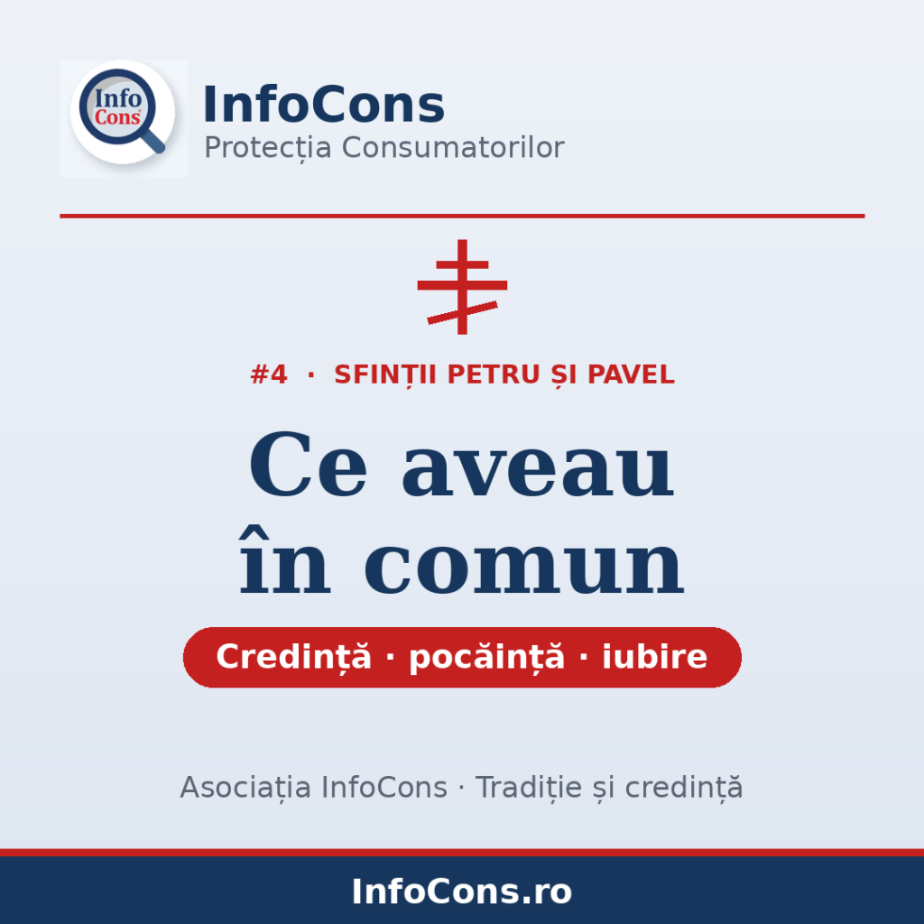 #4 Ce aveau in comun cei doi corifei ai apostolilor