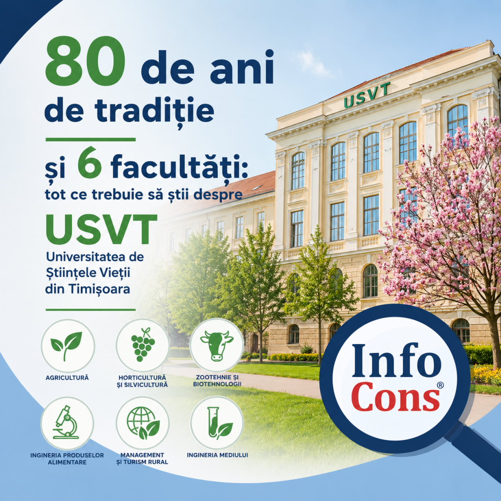 80 de ani de tradiție și 6 facultăți : tot ce trebuie să știi despre USVT - Universitatea de Științele Vieții din Timișoara