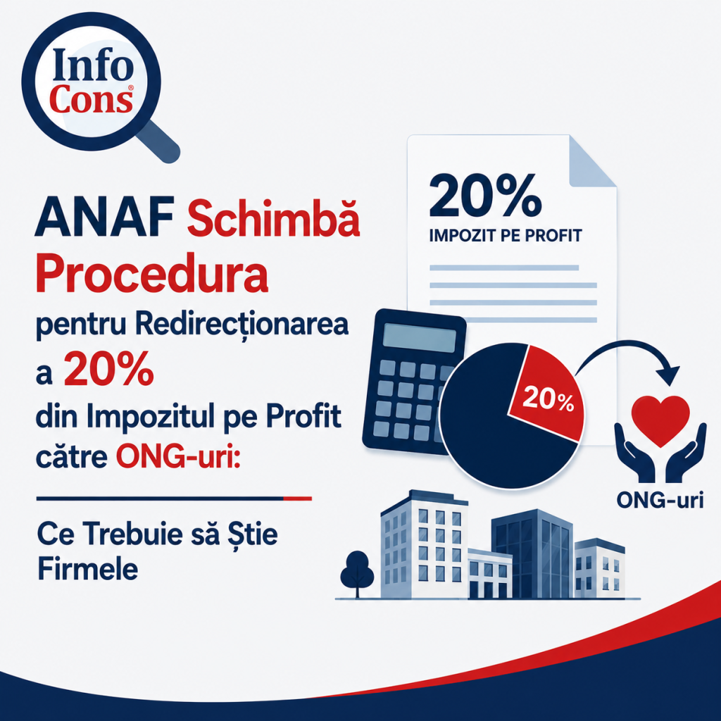 ANAF Schimbă Procedura pentru Redirecționarea a 20% din Impozitul pe Profit către ONG-uri : Ce Trebuie să Știe Firmele