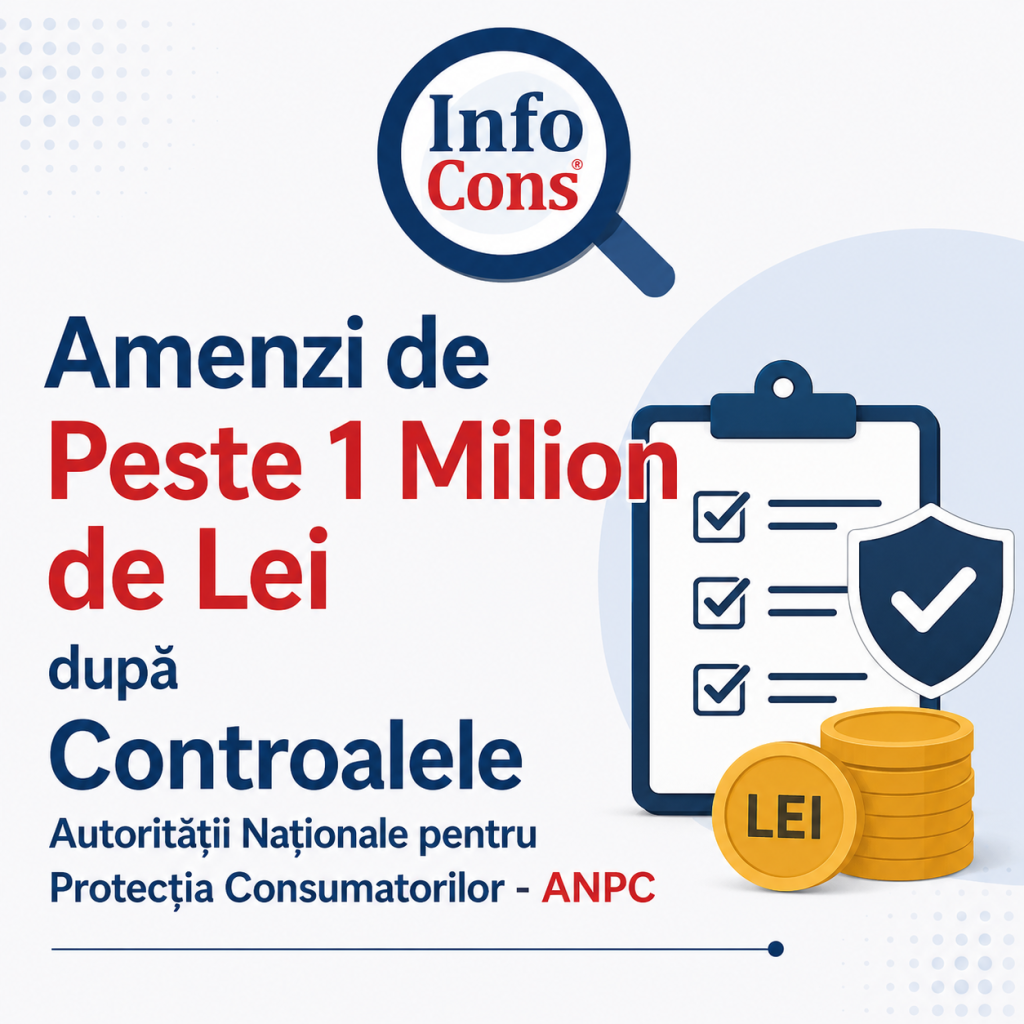 Amenzi de Peste 1 Milion de Lei după Controalele Autorității Naționale pentru Protecția Consumatorilor - ANPC