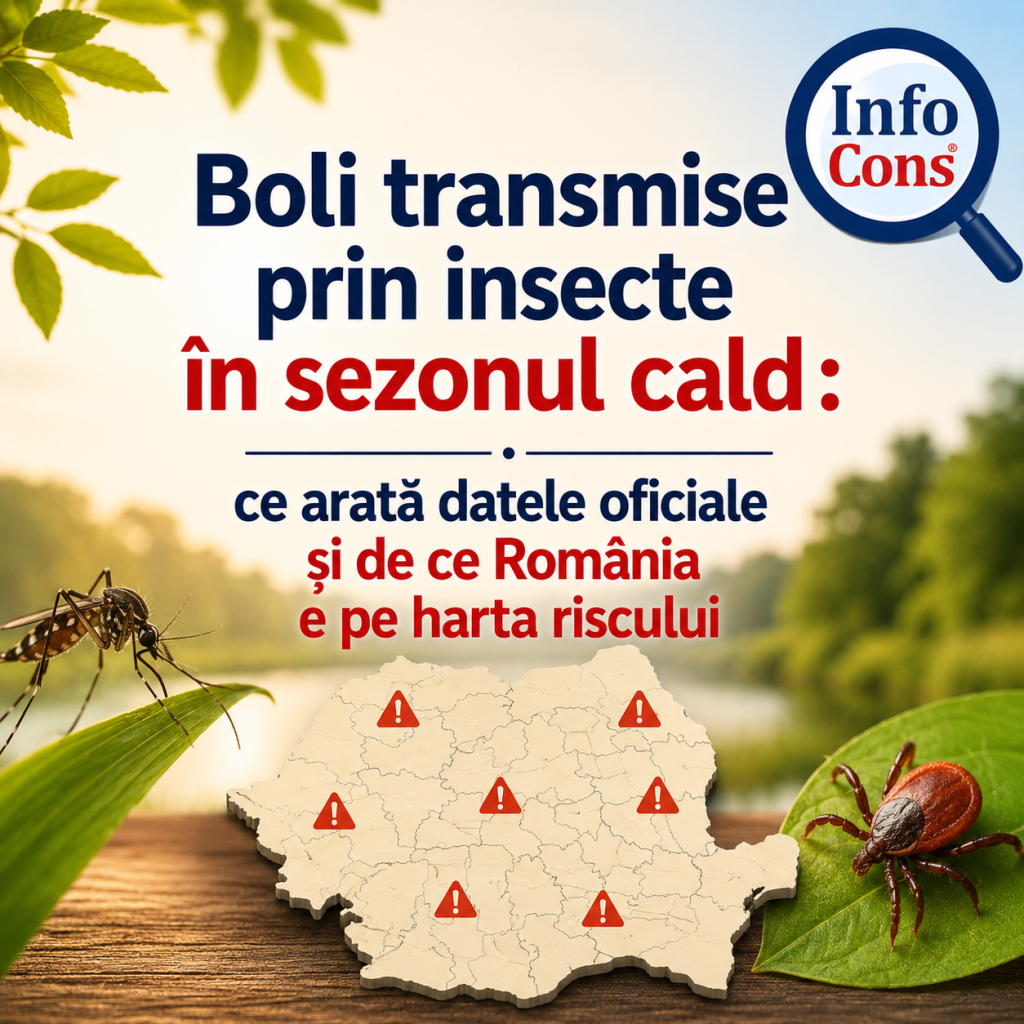 Boli transmise prin insecte în sezonul cald : ce arată datele oficiale și de ce România e pe harta riscului