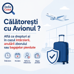 Călătorești cu Avionul ? Află ce drepturi ai în cazul întârzierii, anulării zborului sau bagajelor pierdute