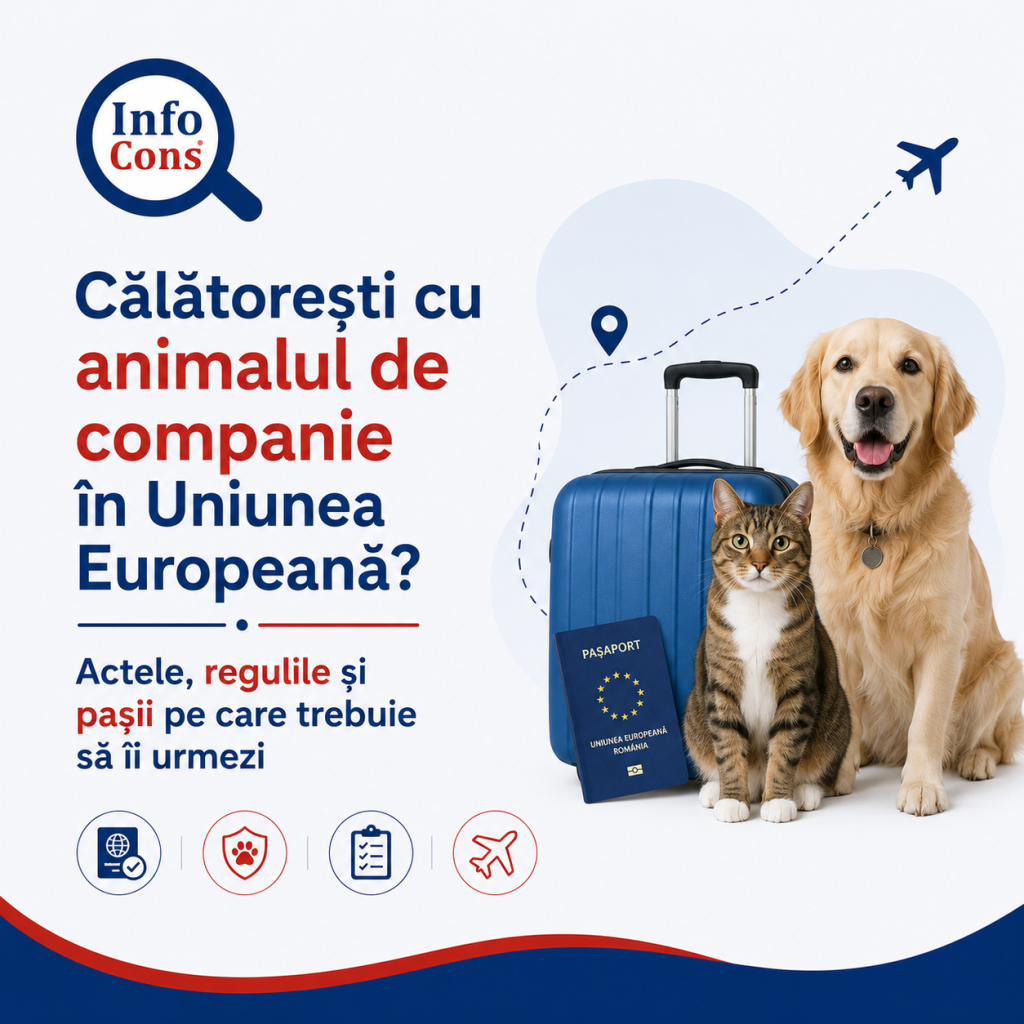 Călătorești cu animalul de companie &icirc;n Uniunea Europeană ? Actele, regulile și pașii pe care trebuie să &icirc;i urmezi