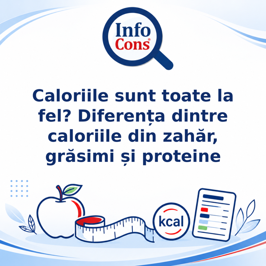 Caloriile sunt toate la fel - Diferența dintre caloriile din zahăr, grăsimi și proteine