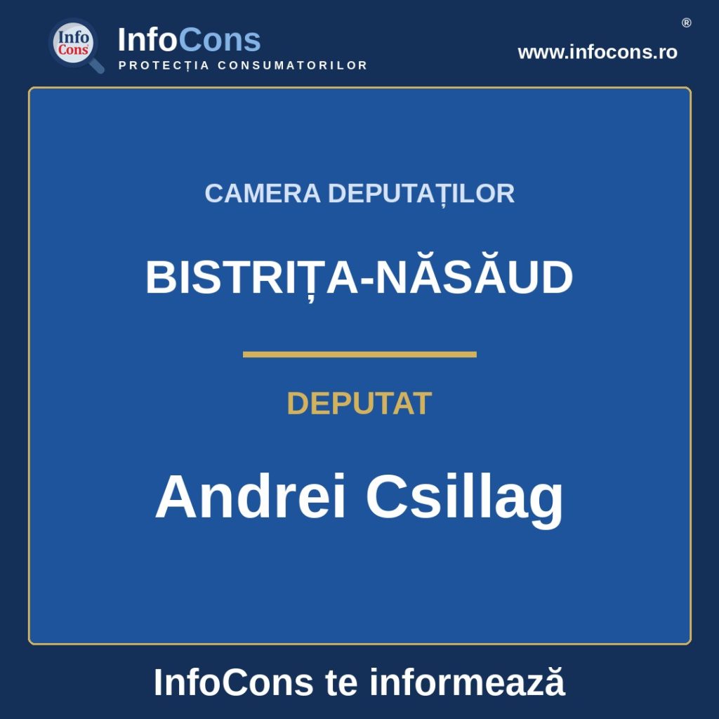 Camera Deputaților și deputatul Andrei Csillag – InfoCons te informează