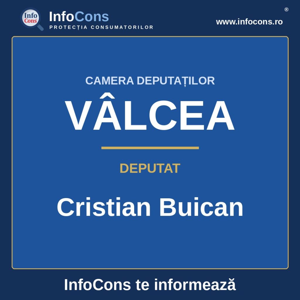 Camera Deputaților și deputatul Cristian Buican – InfoCons te informează