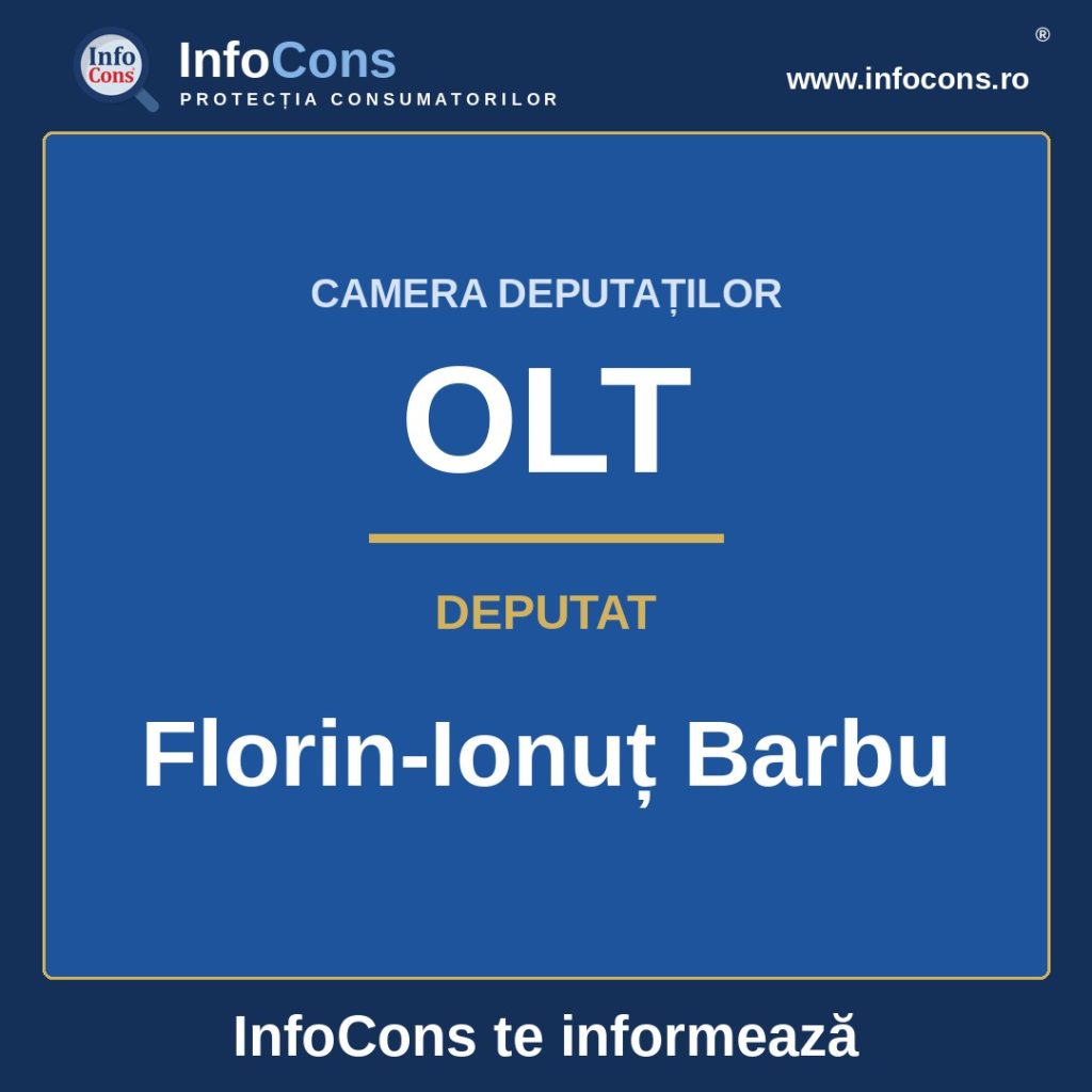 Camera Deputaților și deputatul Florin-Ionuț Barbu &ndash; InfoCons te informează