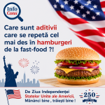 Care sunt aditivii care se repetă cel mai des în hamburger de la fast-food ?! De Ziua Independenței Statelor Unite ale Americii , Mănânci bine , trăiești bine !