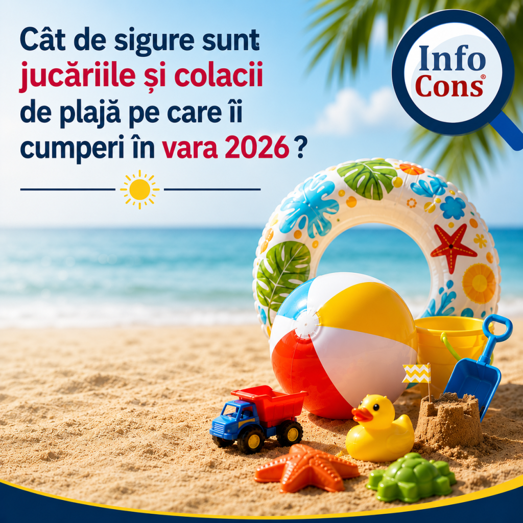 Cât de sigure sunt jucăriile și colacii de plajă pe care îi cumperi în vara 2026 ?