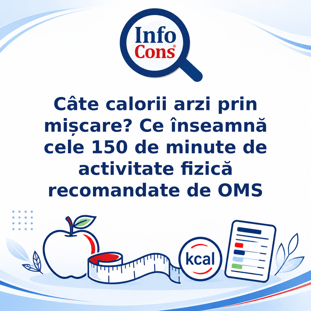 Câte calorii arzi prin mișcare ? Ce înseamnă cele 150 de minute de activitate fizică recomandate de OMS