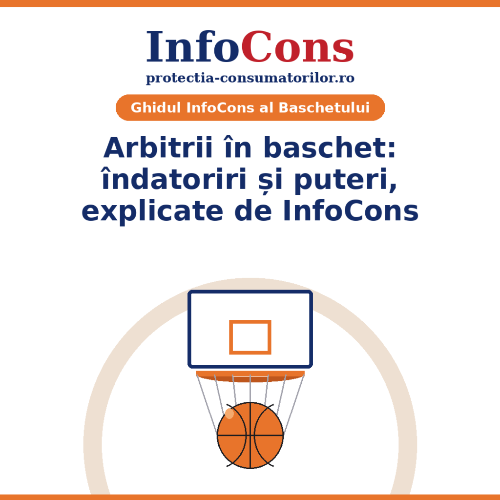 Ce trebuie să știi despre Arbitrii unui meci de baschet - indatoriri si puteri