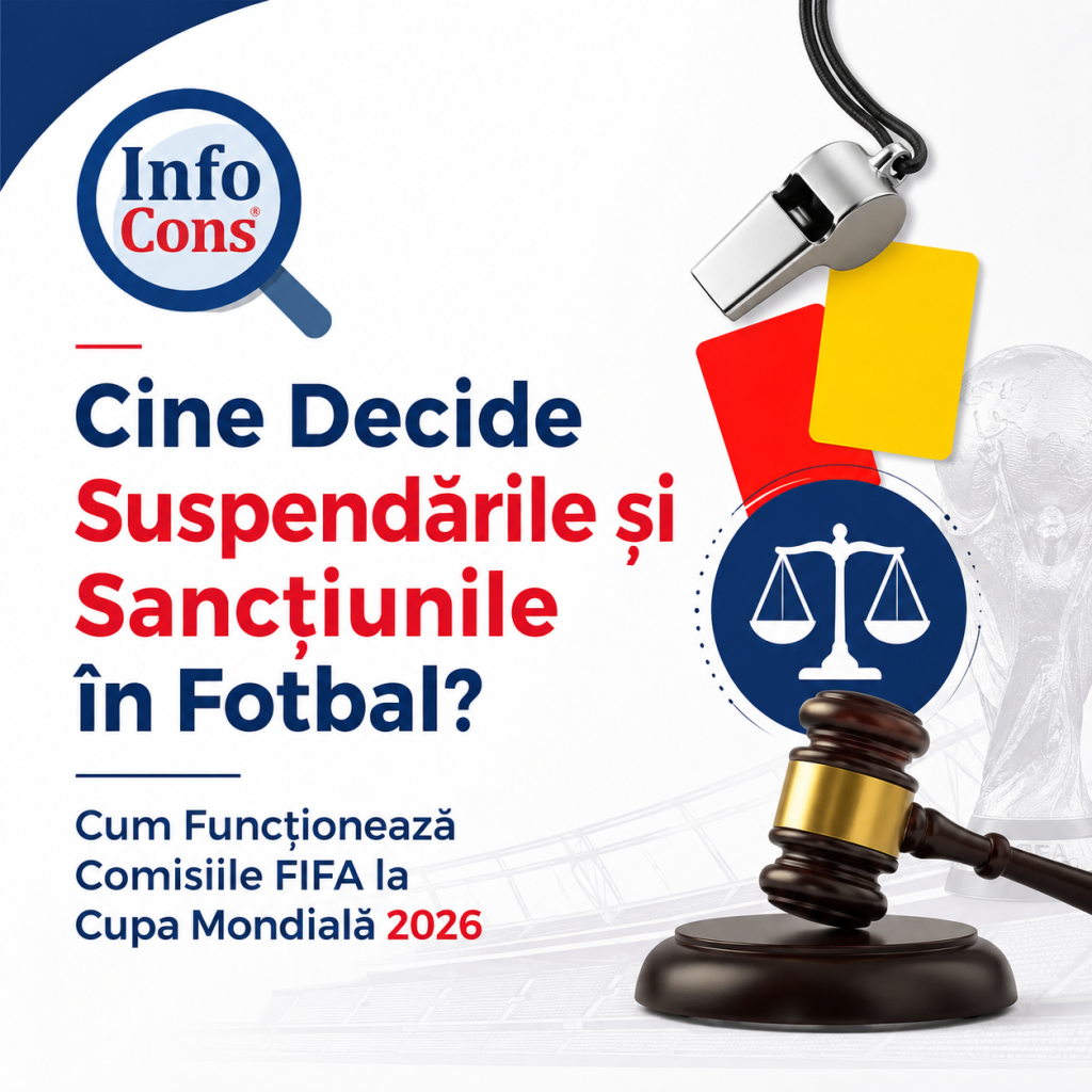 Cine Decide Suspendările și Sancțiunile &icirc;n Fotbal ? Cum Funcționează Comisiile FIFA la Cupa Mondială 2026