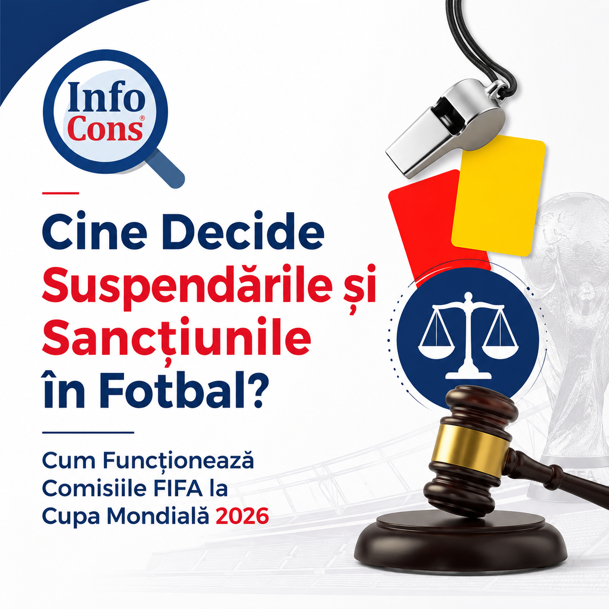 Cine Decide Suspendările și Sancțiunile în Fotbal ? Cum Funcționează Comisiile FIFA la Cupa Mondială 2026