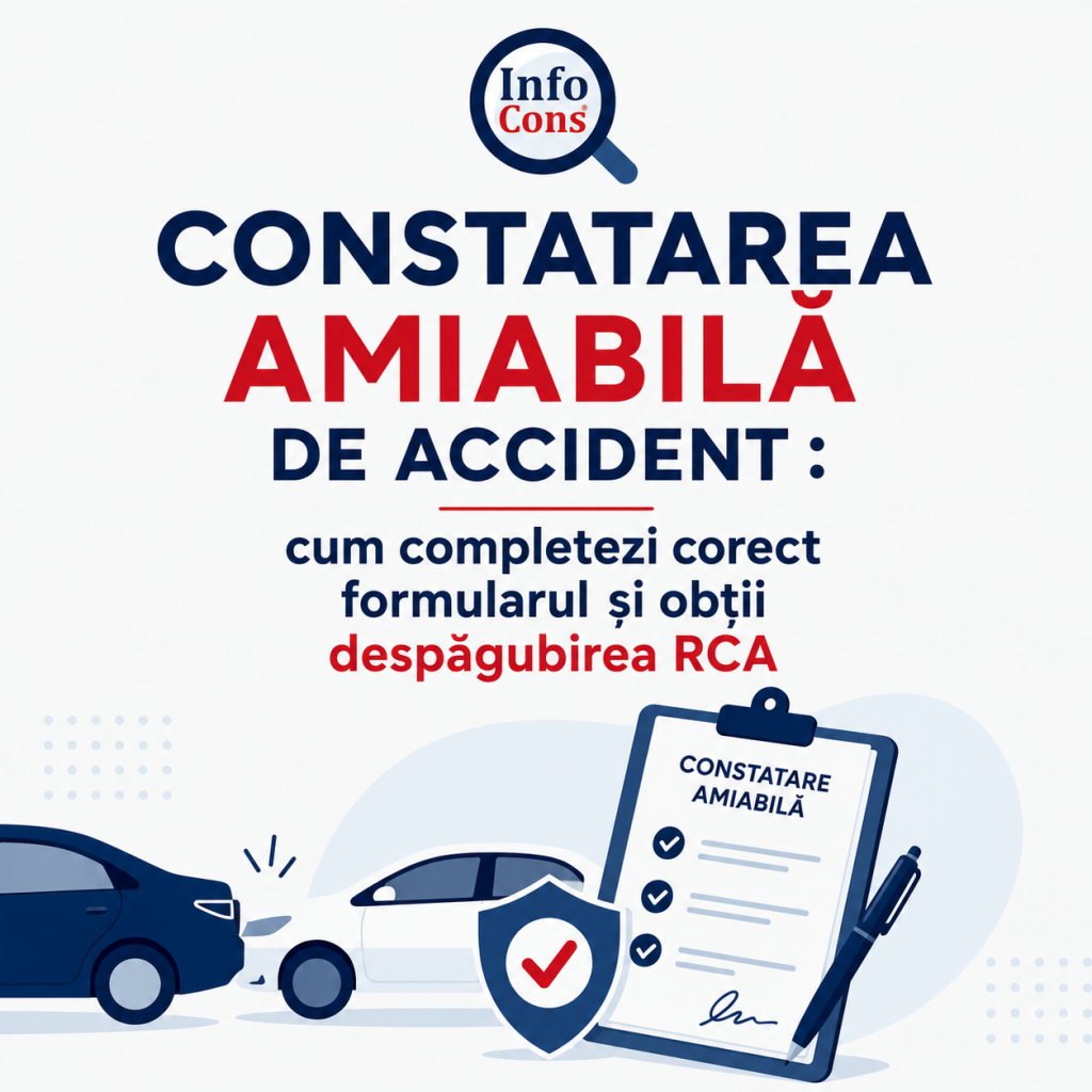 Constatarea amiabilă de accident : cum completezi corect formularul și obții despăgubirea RCA