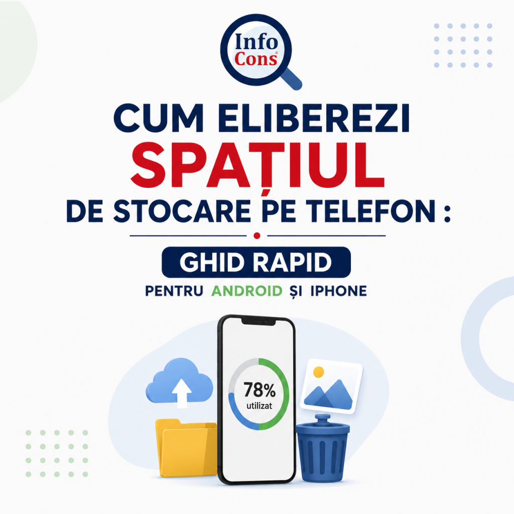 Cum eliberezi spațiul de stocare pe telefon : Ghid Rapid pentru Android și iPhone