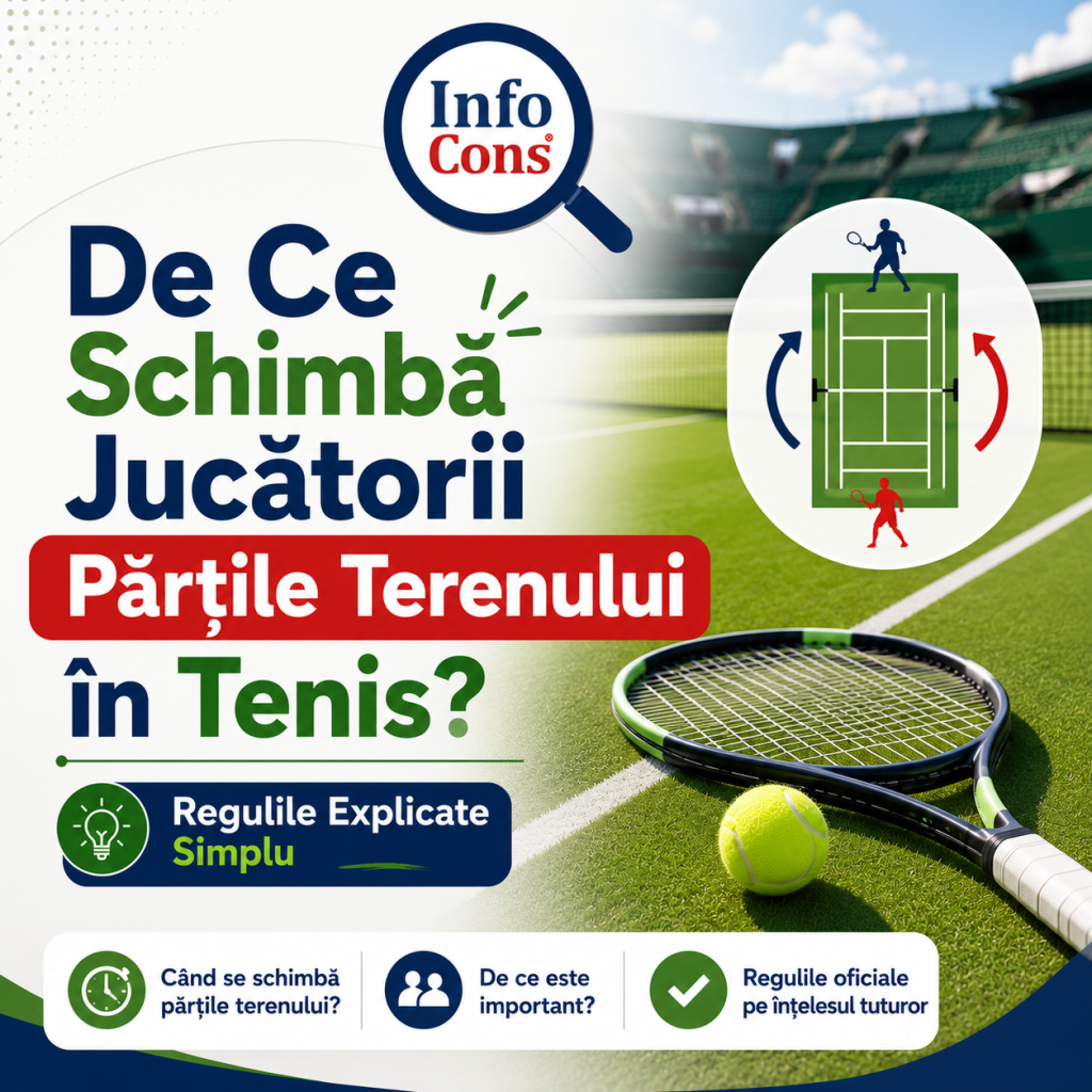De Ce Schimbă Jucătorii Părțile Terenului &icirc;n Tenis - Regulile Explicate Simplu