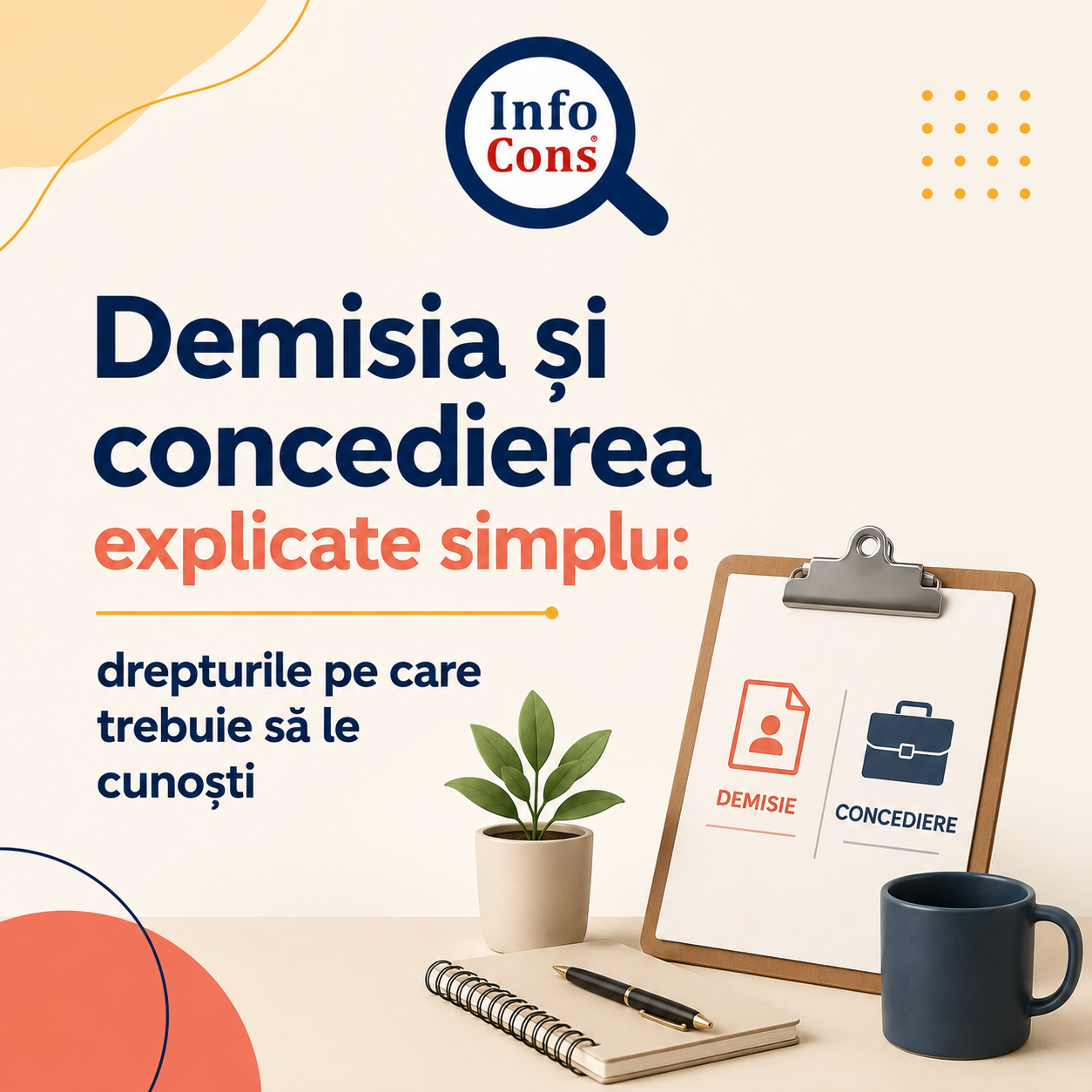 Demisia și concedierea explicate simplu : drepturile pe care trebuie să le cunoști