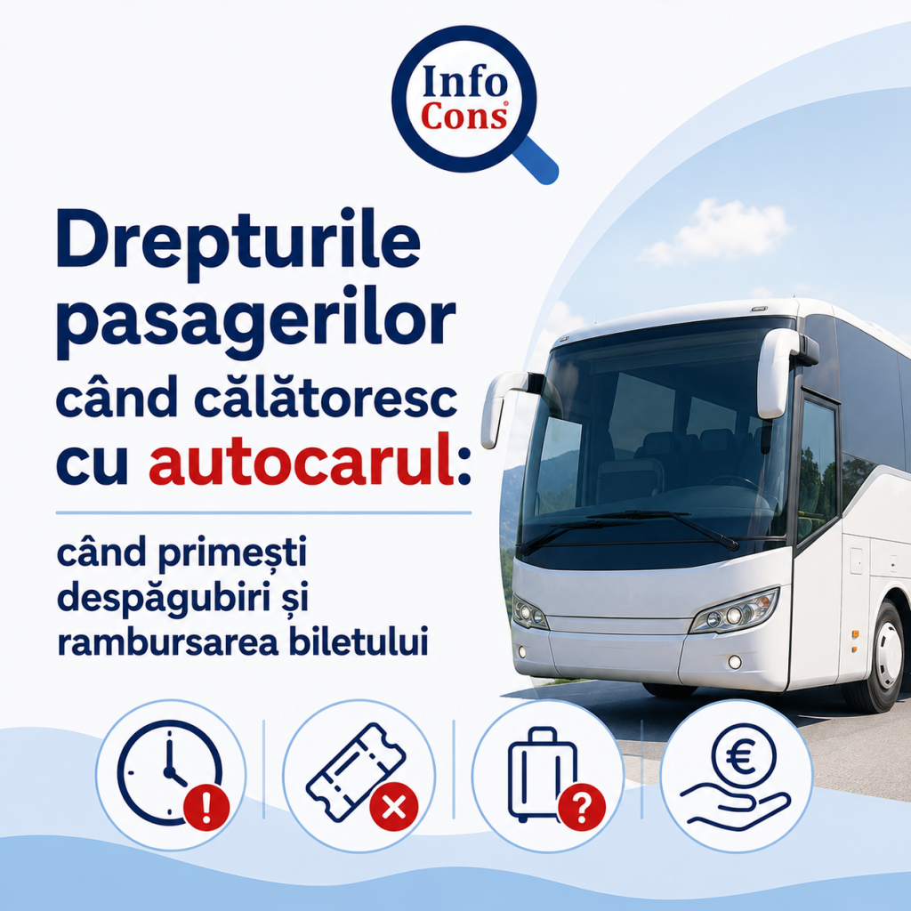 Drepturile pasagerilor c&acirc;nd călătoresc cu autocarul: c&acirc;nd primești despăgubiri și rambursarea biletului