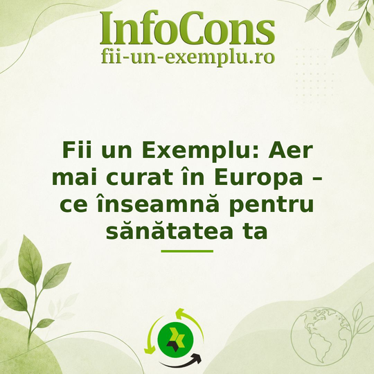 Aer mai curat în Europa – ce înseamnă pentru sănătatea ta - Fii un Exemplu pentru Mediu