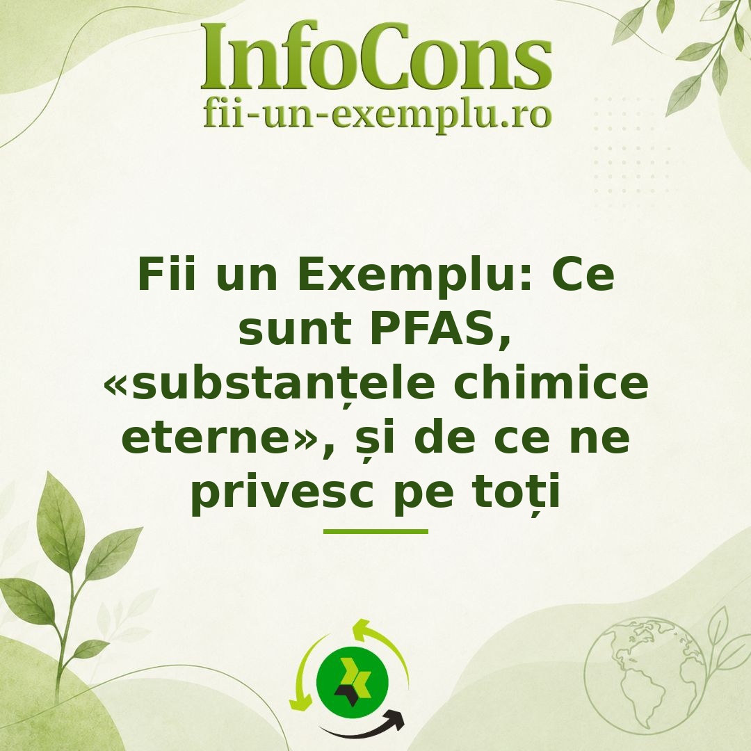  Ce sunt PFAS - „substanțele chimice eterne” și de ce ne privesc pe toți - Fii un Exemplu pentru Protecția Mediului