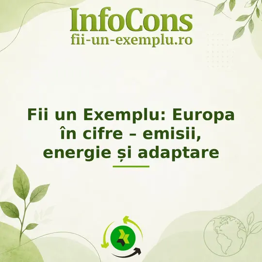 Europa în cifre – emisii, energie și adaptare - Fii un Exemplu pentru Mediu