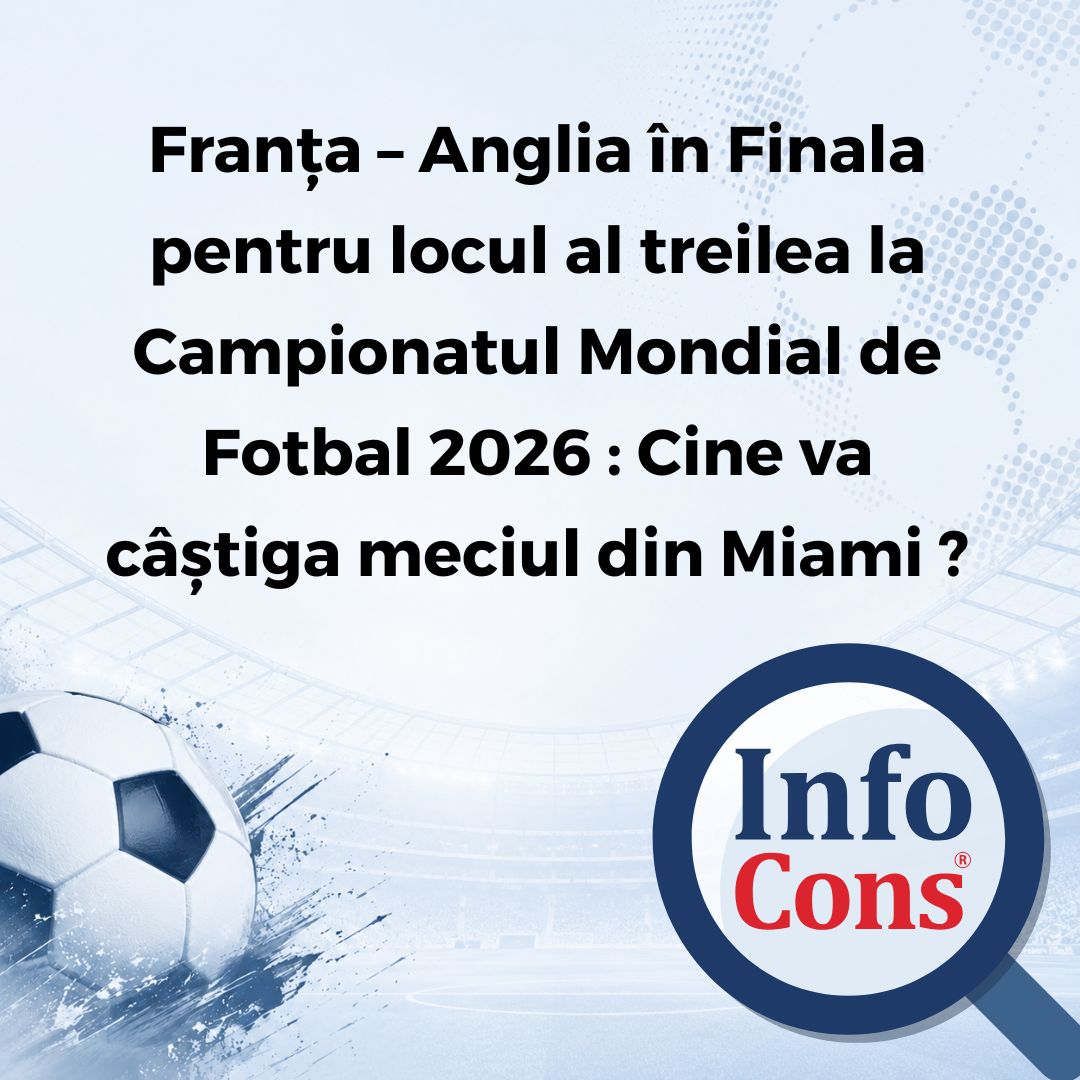 Franța – Anglia în Finala pentru locul al treilea la Campionatul Mondial de Fotbal 2026 : Cine va câștiga meciul din Miami ?