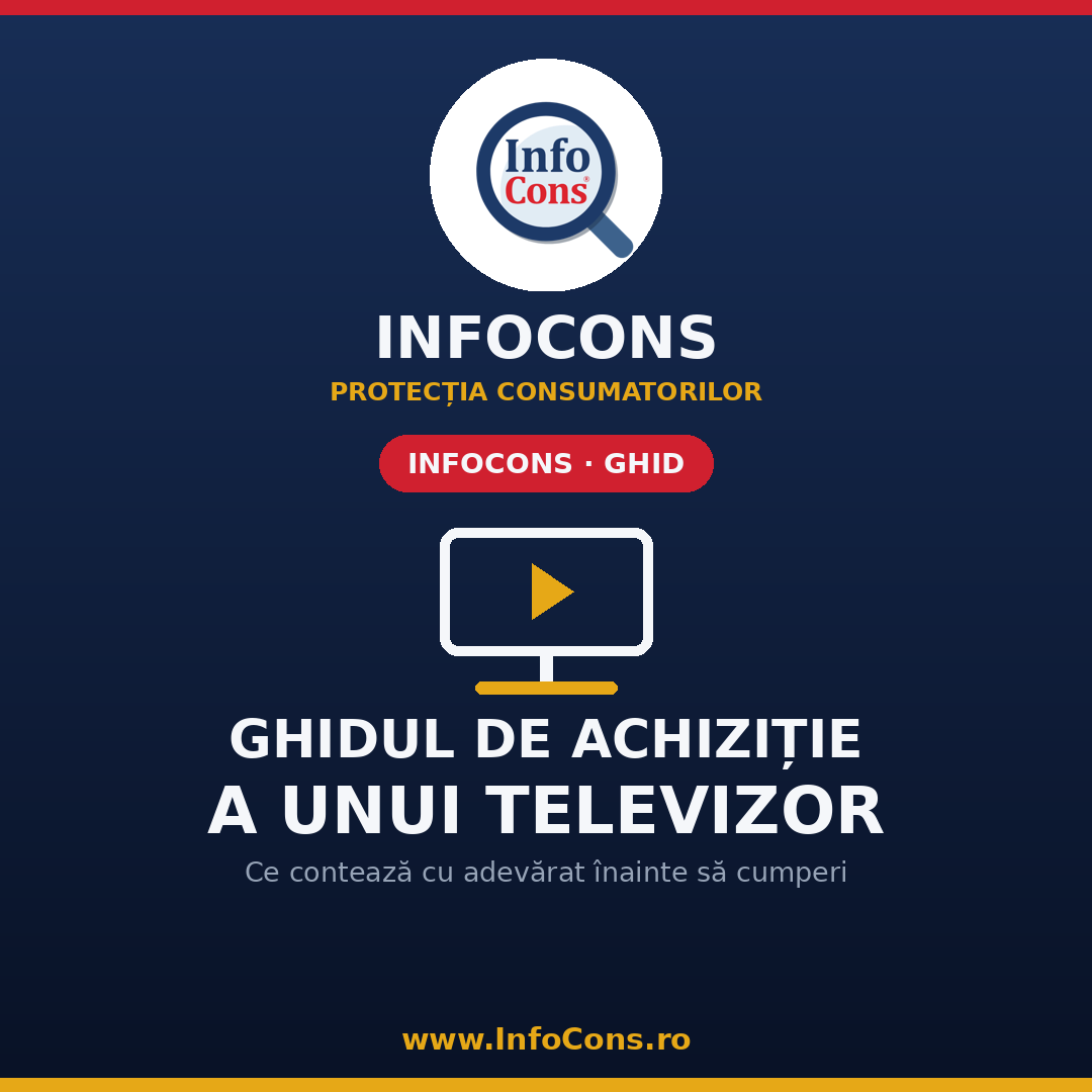 Ghidul InfoCons de achiziție a unui televizor- ce contează cu adevărat înainte să cumperi