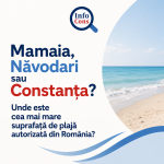 Mamaia , Năvodari sau Constanța ? Unde este cea mai mare suprafață de plajă autorizată din România ?