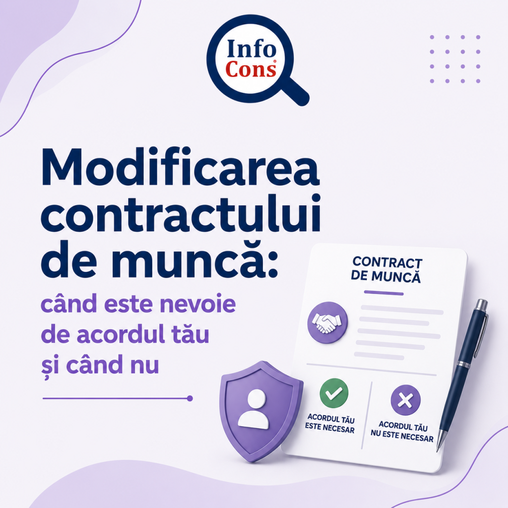 Modificarea contractului de muncă : când este nevoie de acordul tău și când nu