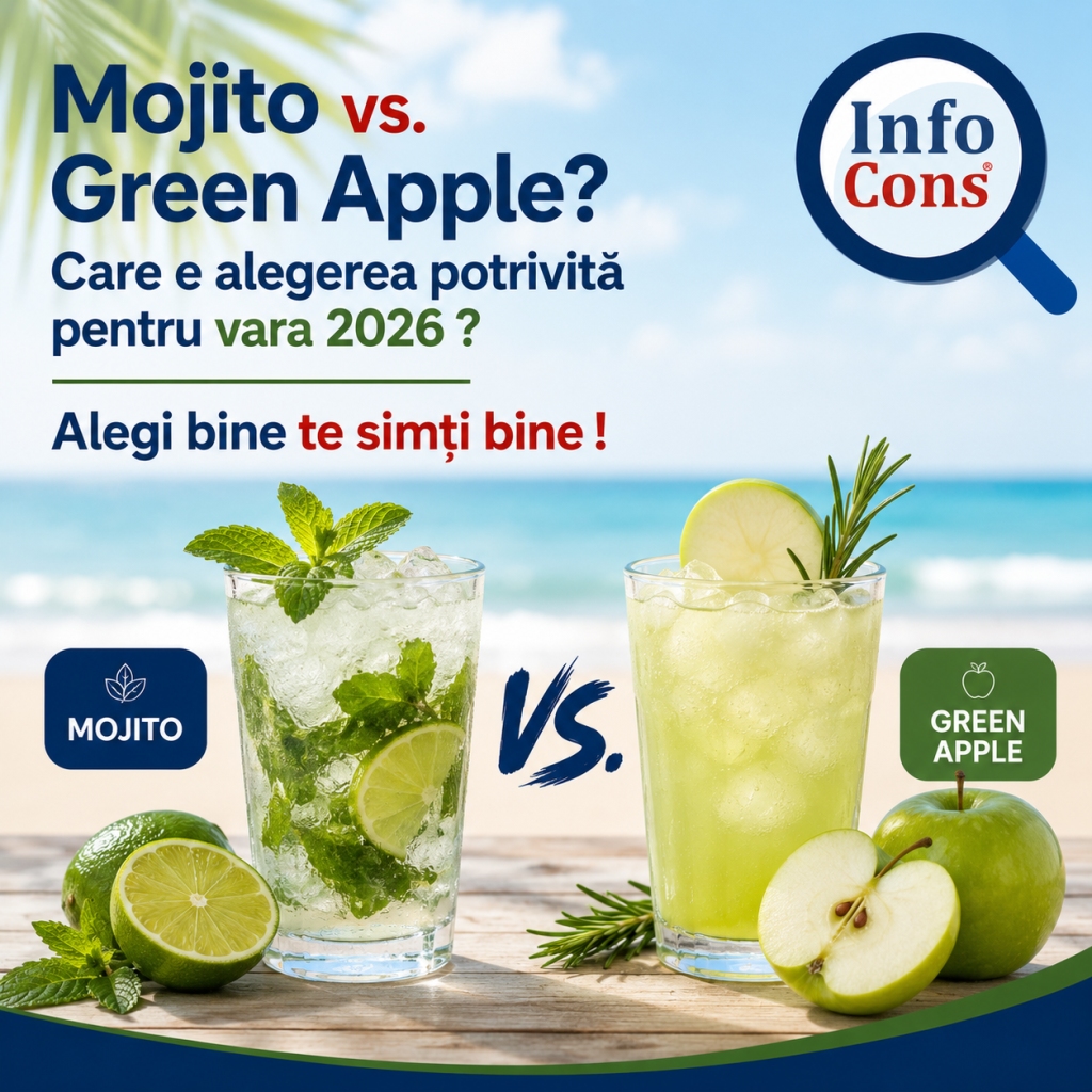 Mojito sau Green Apple ? Care e alegerea potrivită pentru vara 2026 ?