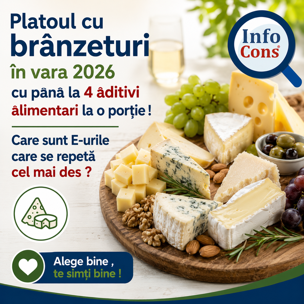 Platoul cu br&acirc;nzeturi &icirc;n vara 2026 cu p&acirc;nă la 4 aditivi alimentari la o porție ! Care sunt E-urile care se repetă cel mai des &ndash; Alege bine , te simți bine !