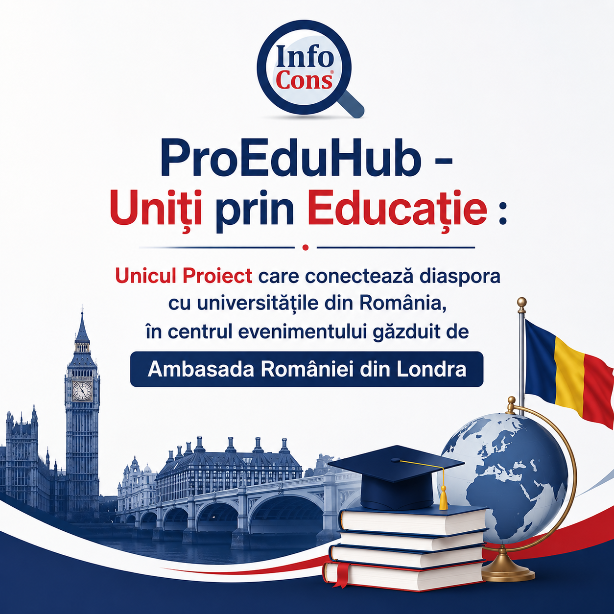 ProEduHub - Uniți prin Educație : Unicul Proiect care conectează diaspora cu universitățile din România, în centrul evenimentului găzduit de Ambasada României din Londra