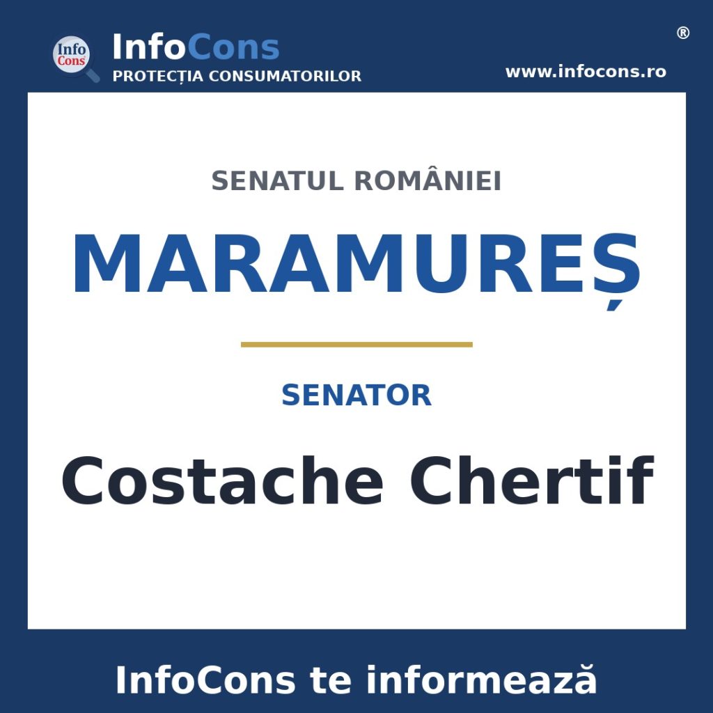 Senatul României și senatorul Costache Chertif – InfoCons te informează