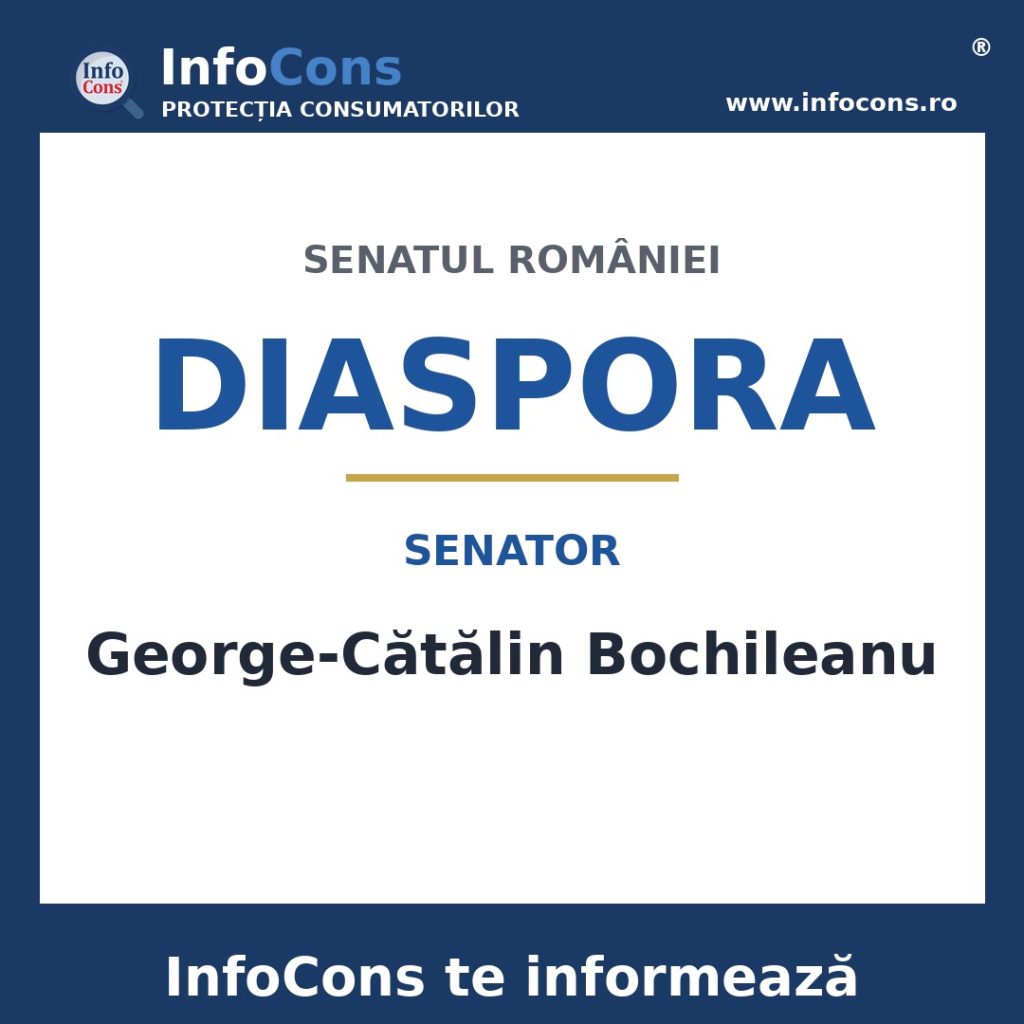 Senatul Rom&acirc;niei și senatorul George-Cătălin Bochileanu &ndash; InfoCons te informează
