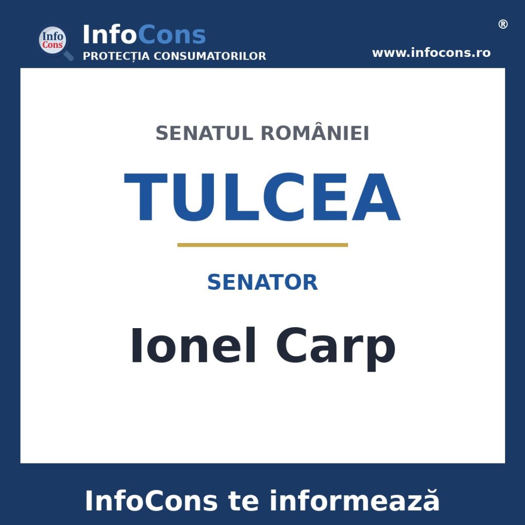 Senatul Rom&acirc;niei și senatorul Ionel Carp &ndash; InfoCons te informează