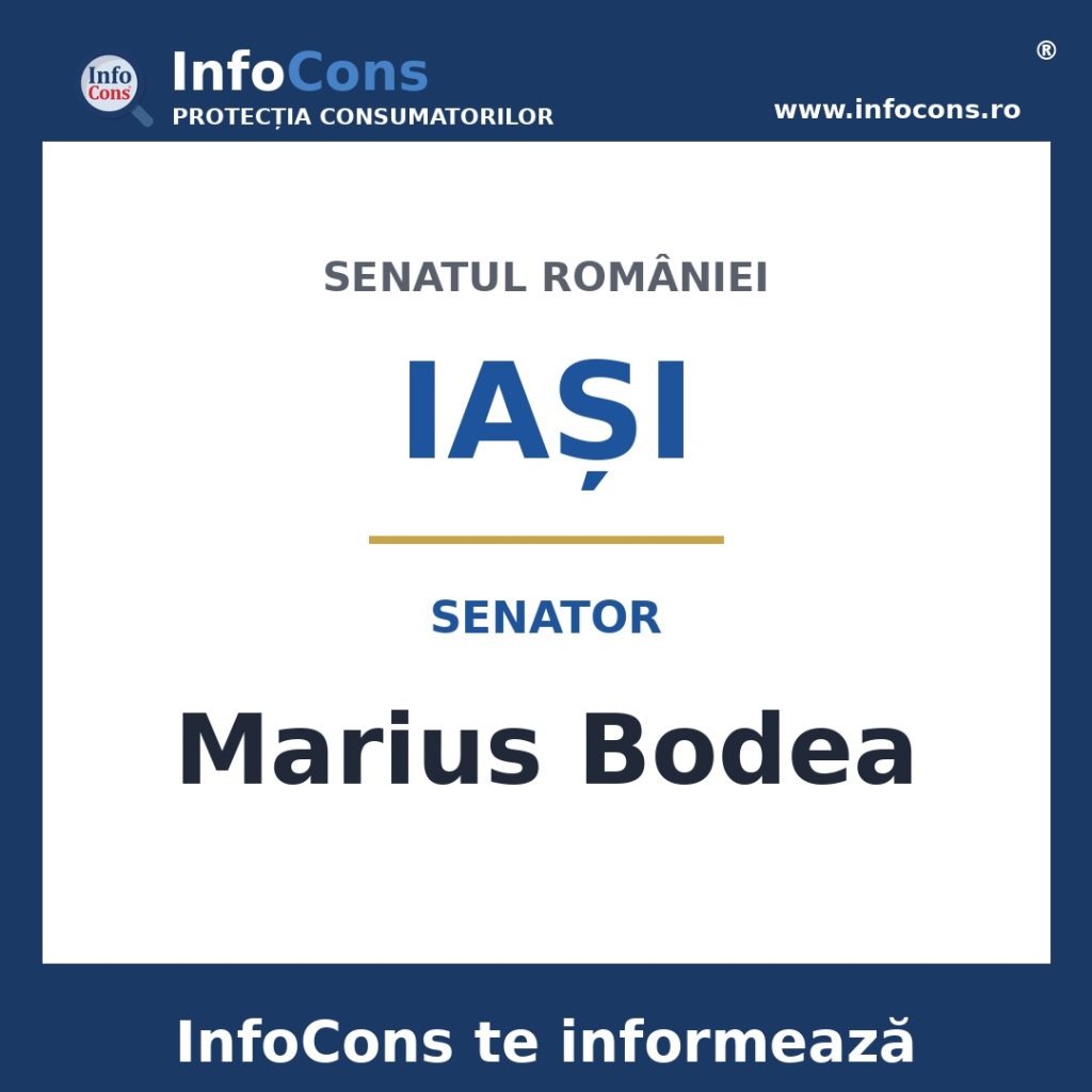 Senatul României și senatorul Marius Bodea – InfoCons te informează