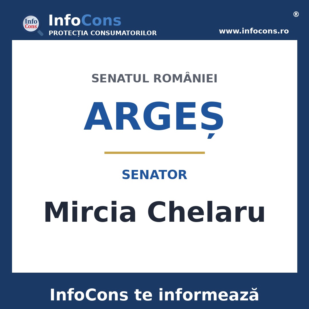 Senatul României și senatorul Mircia Chelaru – InfoCons te informează