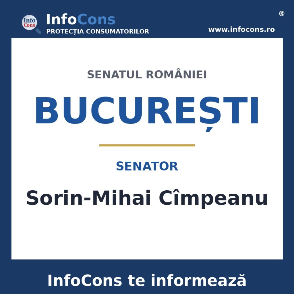 Senatul României și senatorul Sorin-Mihai Cîmpeanu – InfoCons te informează