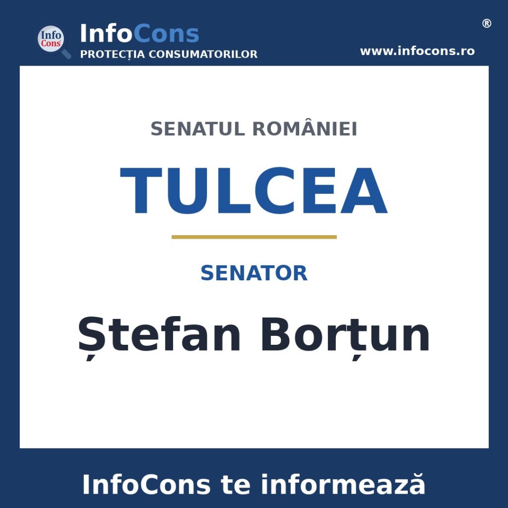 Senatul României și senatorul Ștefan Borțun – InfoCons te informează
