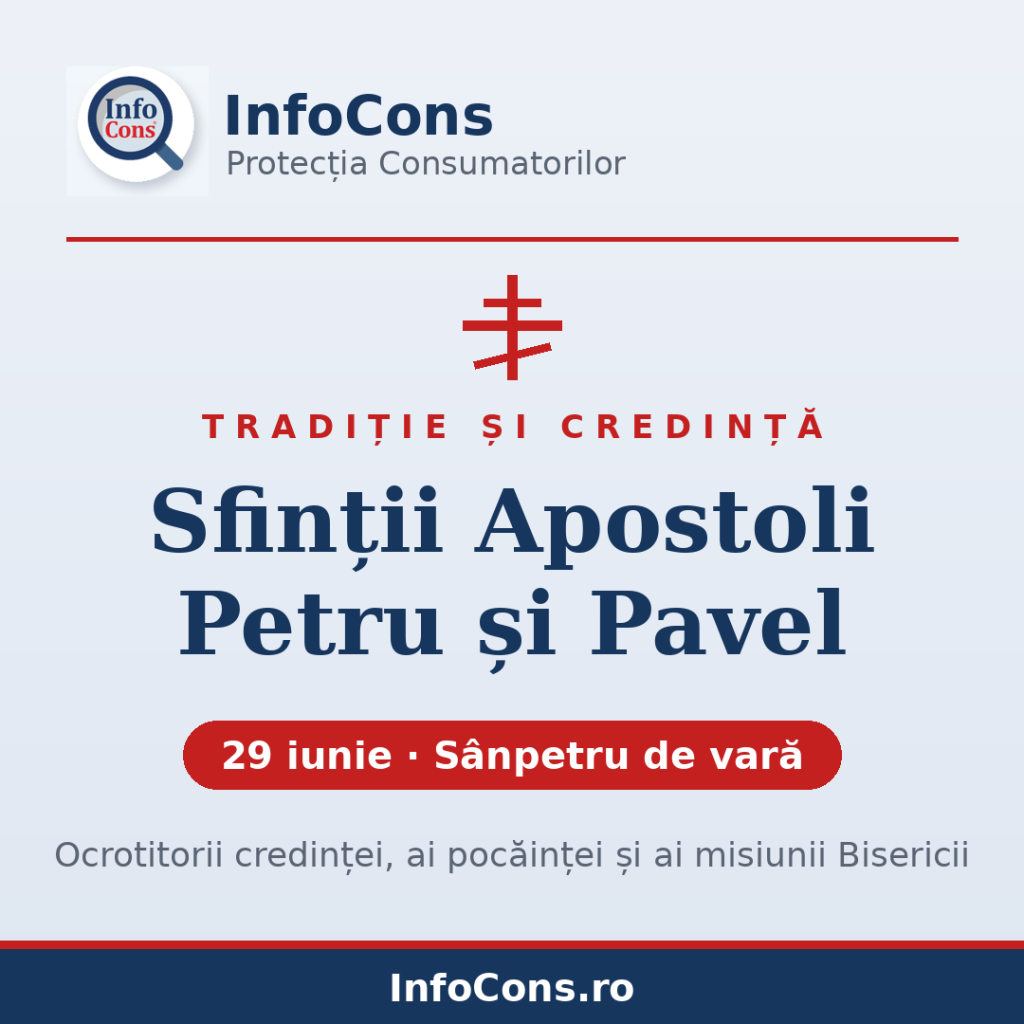 Sfintii Apostoli Petru si Pavel - 29 iunie