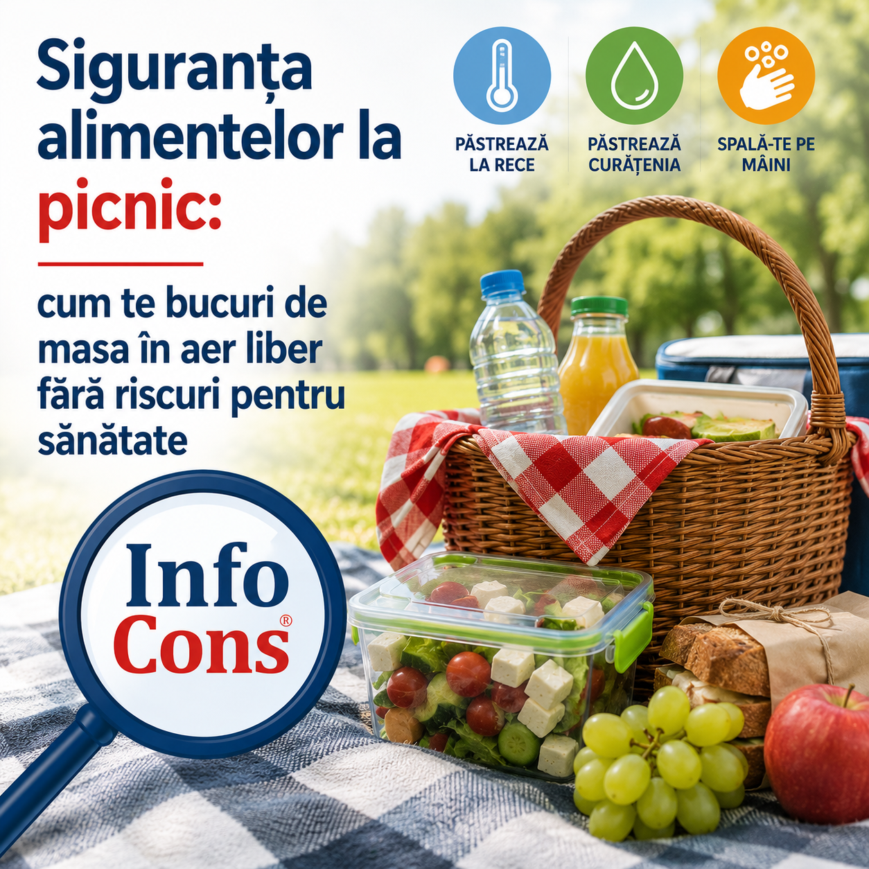 Siguranța alimentelor la picnic : cum te bucuri de masa în aer liber fără riscuri pentru sănătate