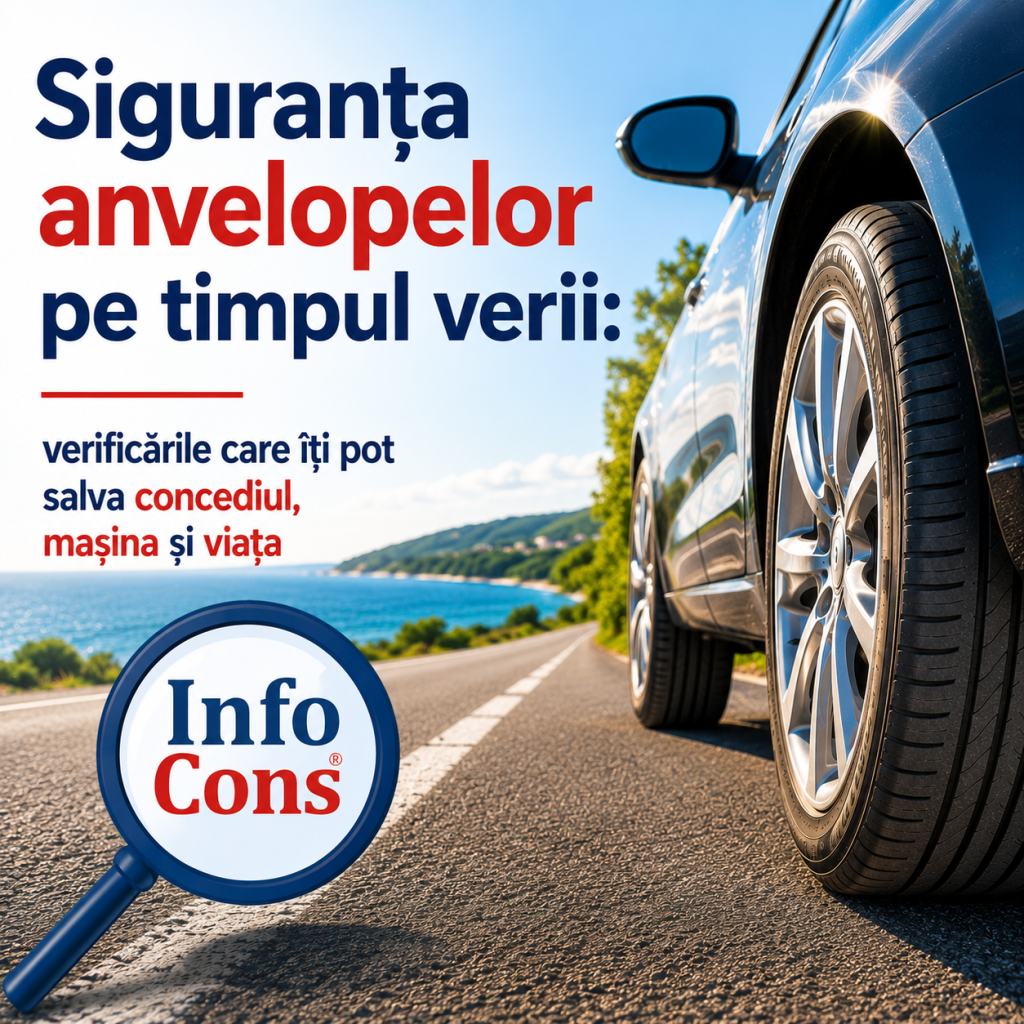 Siguranța anvelopelor pe timpul verii : verificările care îți pot salva concediul, mașina și viața