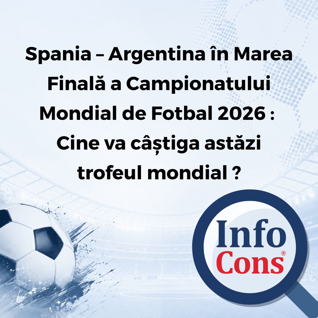 Spania &ndash; Argentina &icirc;n Marea Finală a Campionatului Mondial de Fotbal 2026 : Cine va c&acirc;știga astăzi trofeul mondial pe MetLife Stadium ?