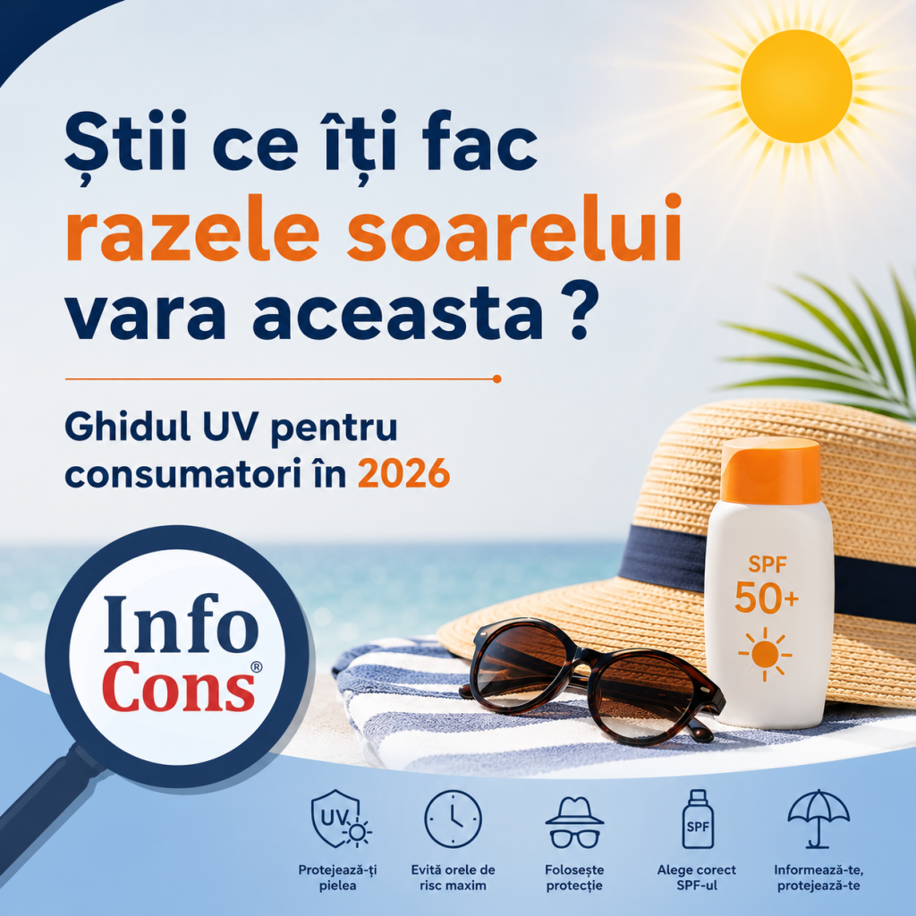 Știi ce îți fac razele soarelui vara aceasta ? Ghidul UV pentru consumatori în 2026